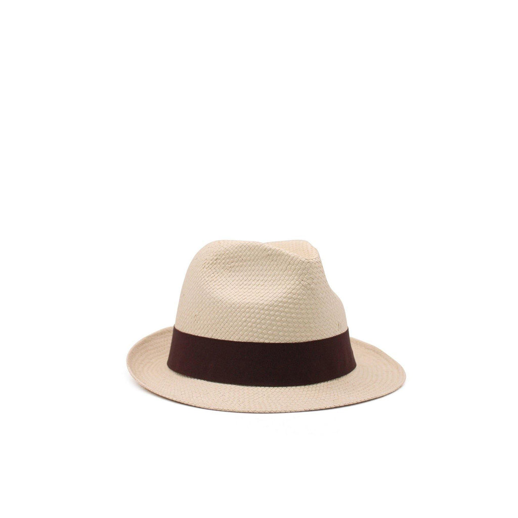 Ace of Something -Zwartkop Beige & Brown Trilby Hat